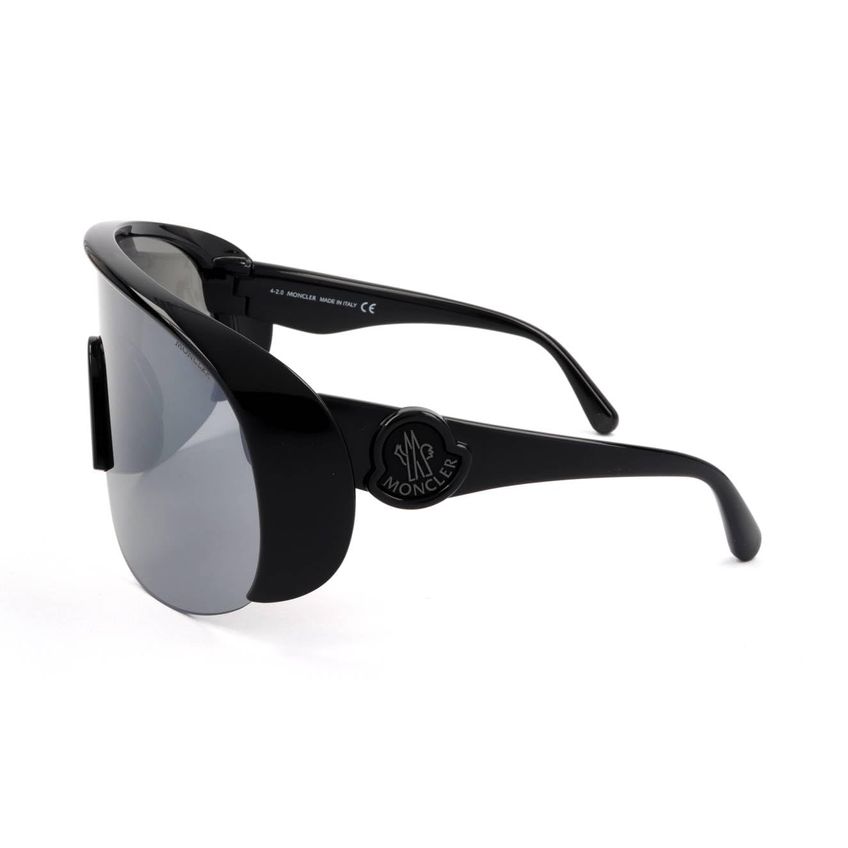 Óculos De Sol Moncler Ml0202 01a Preto Brilhante Unissex - imagem 3