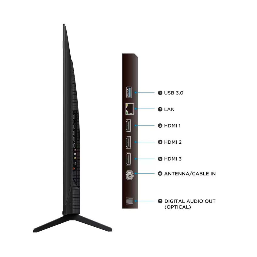 Smart TV 55" 4K QLED 55P7L Google TV Até 120Hz Dolby Vision Atmos TCL - imagem 5