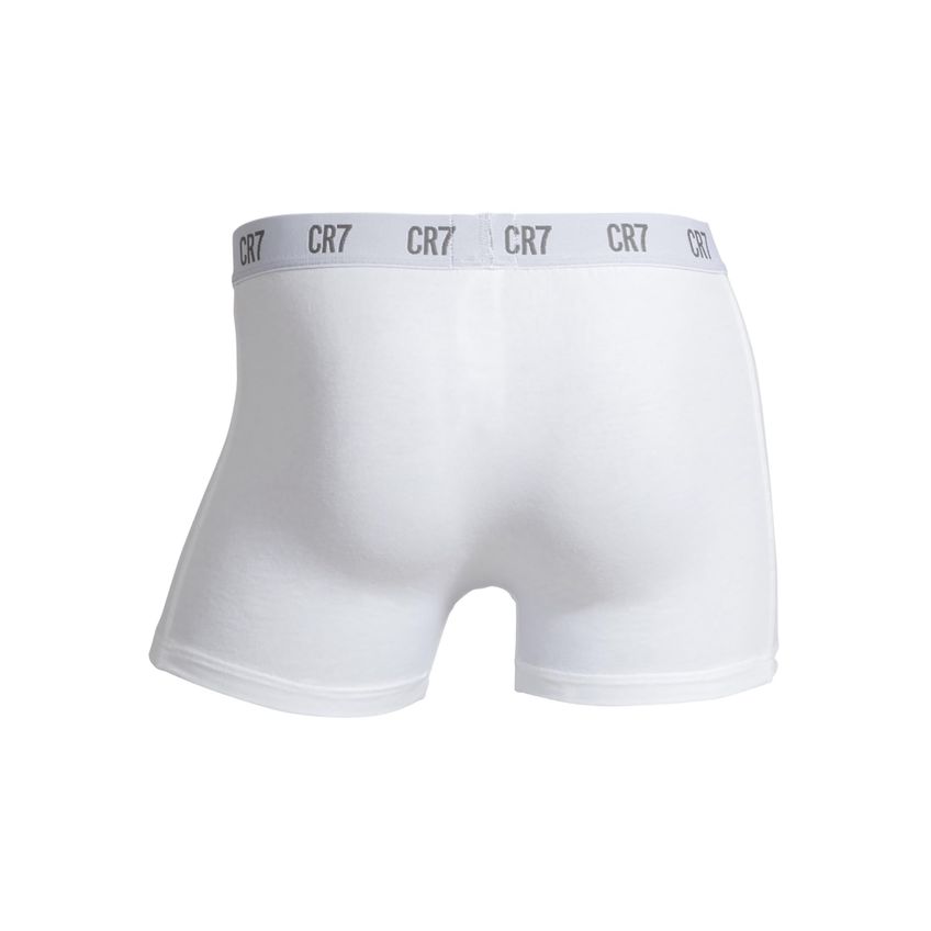 Cueca Boxer CR7 Mistura de Algodão - Pacote com 3 (Branco) - imagem 4