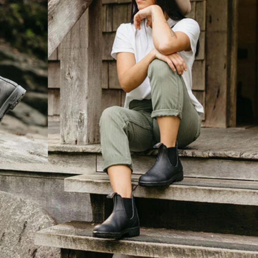 Bota Blundstone Original Chelsea Preta 7.5 Au - imagem 2