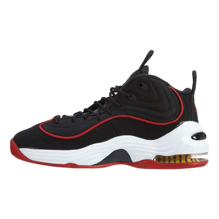 Tênis De Basquete Infantil Nike Air Penny Ii (gs) Preto/branco/vermelho Universidade - imagem 4