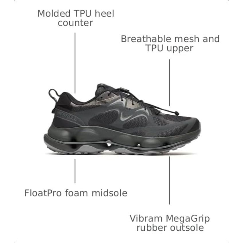 Bota De Trilha Merrell Speedarc Matis Preta Tamanho 10.5 - imagem 3