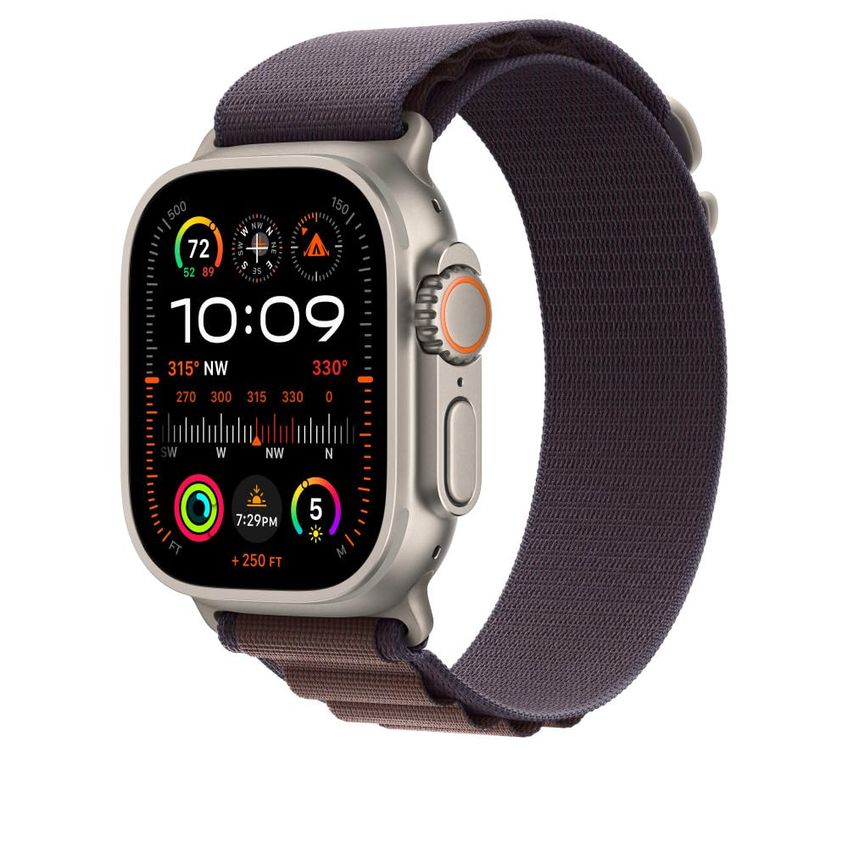 Pulseira Apple Watch Alpine Loop Indigo Rugged Titanium 49 Mm - imagem 2