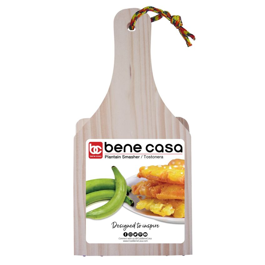 Bene Casa Wood Plantain Smasher Grande E Durável - imagem 4