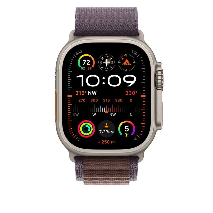 Pulseira Apple Watch Alpine Loop Indigo Rugged Titanium 49 Mm - imagem 3