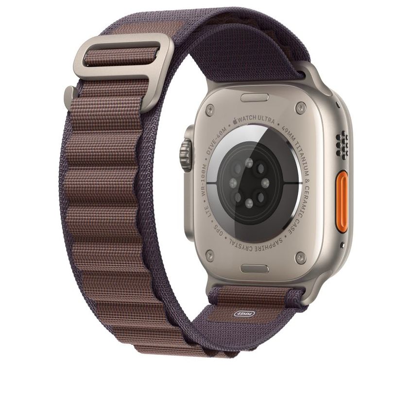 Pulseira Apple Watch Alpine Loop Indigo Rugged Titanium 49 Mm - imagem 4