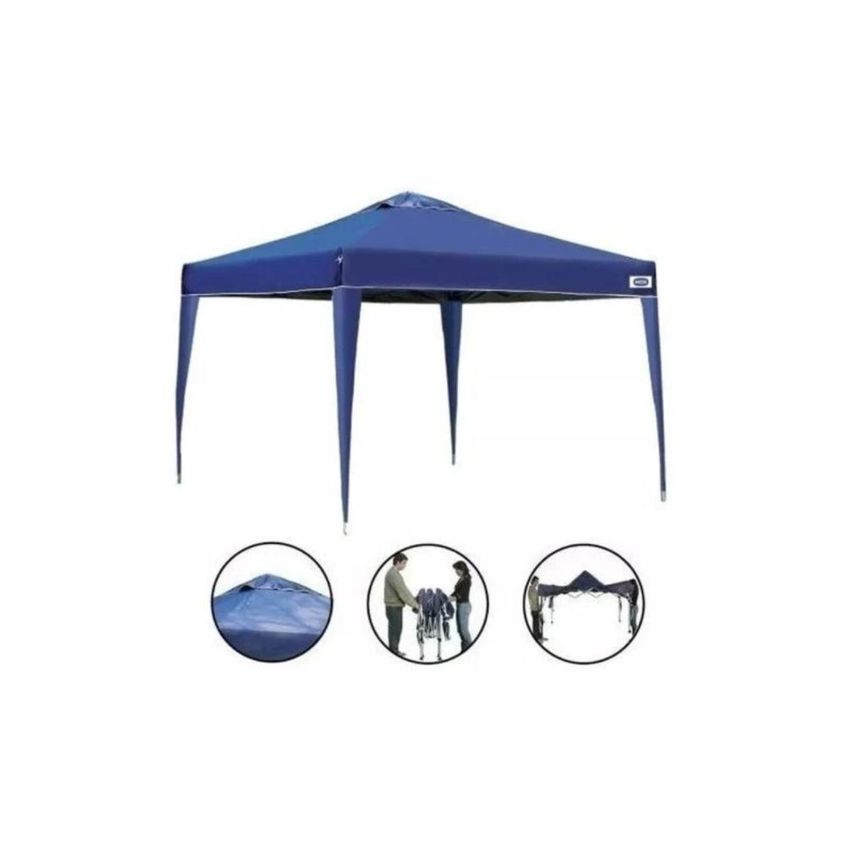 Tenda Gazebo Oxford Flex 3,00x3,00mt Mor Azul - imagem 5