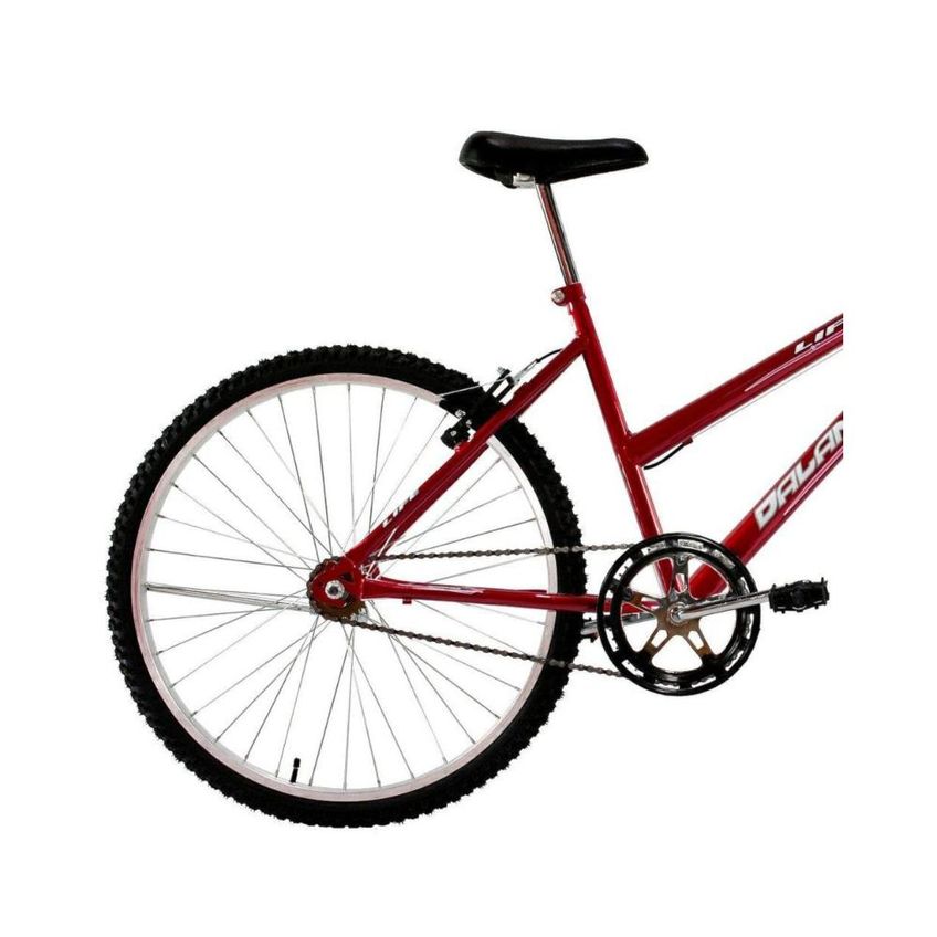 Bicicleta Aro 26 18 Marchas Fem V Brake Dalia Vermelho - imagem 3