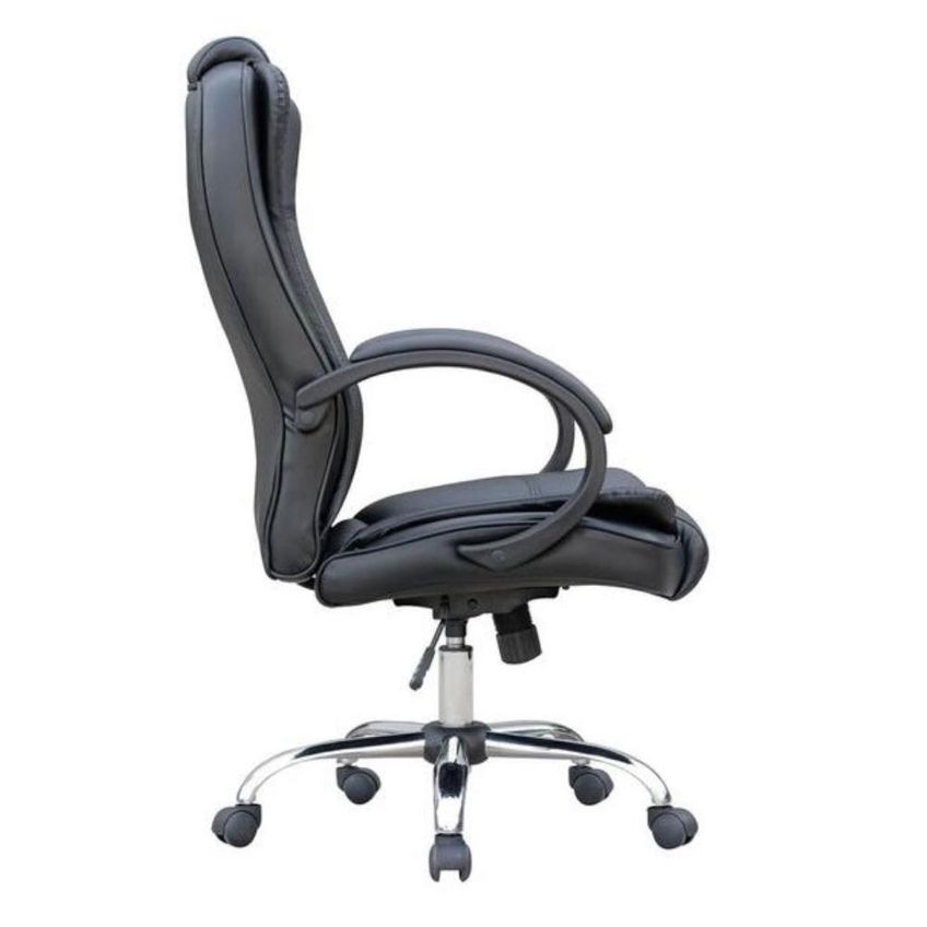 Cadeira De Escritório Giratória Presidente Master Soft Bulk Preto - imagem 3