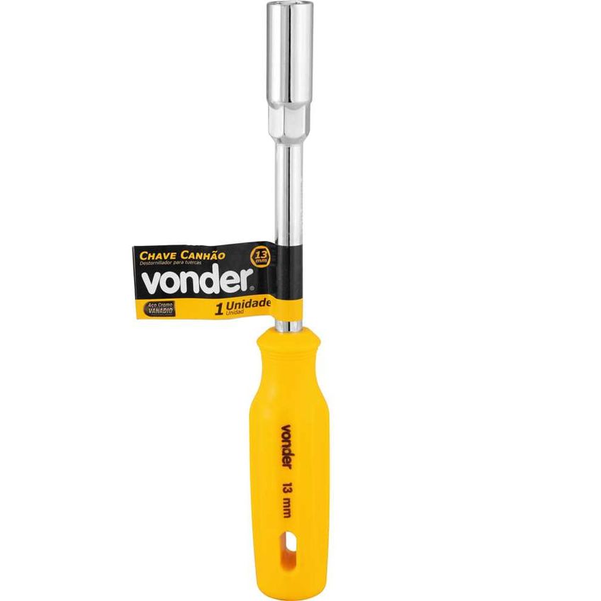 Chave Canhão 13mm Aço Cromo Vanádio 3670013000 Vonder - imagem 5