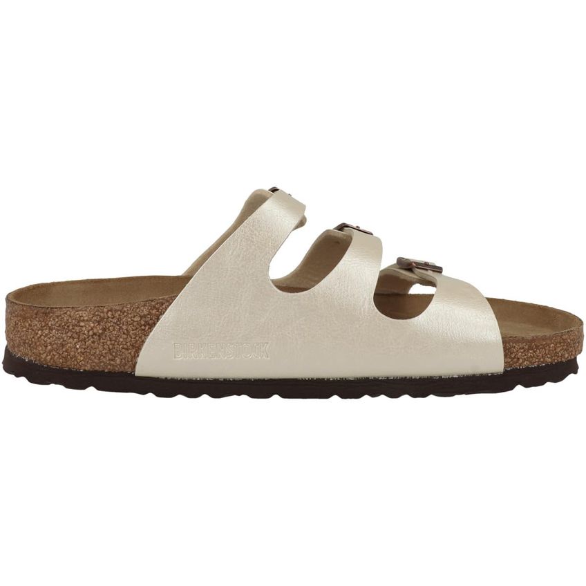 Sandália Unissex Birkenstock Florida BS Branco Pérola 10F/8M - imagem 3