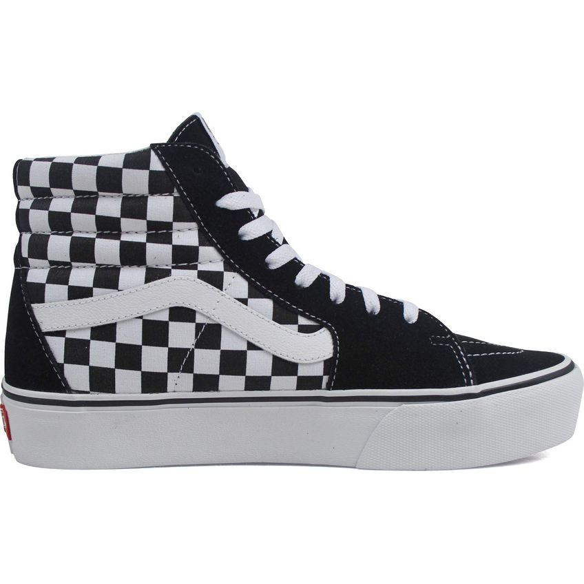 Tênis Vans Sk8-hi Platform 2.0 Xadrez/branco - imagem 4