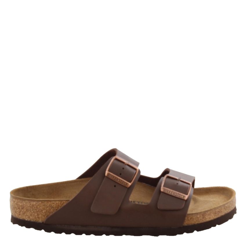 Sandália Birkenstock Arizona Feminina Birko-flo Marrom Escuro 44r Eu - imagem 2