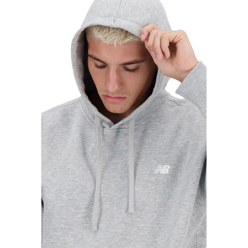 Moletom New Balance Masculino XG Cinza Esportivo - imagem 4