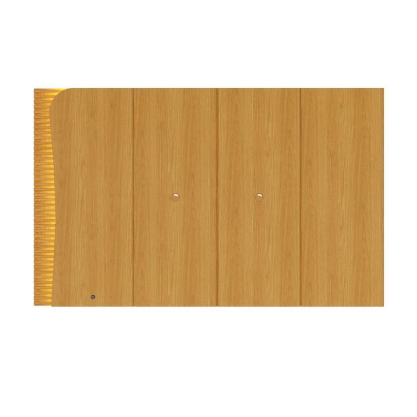 Painel Para TV Até 65 Polegadas Com LED 216,8cm Multimóveis CRCOL-PTV031 Madeirado - imagem 5