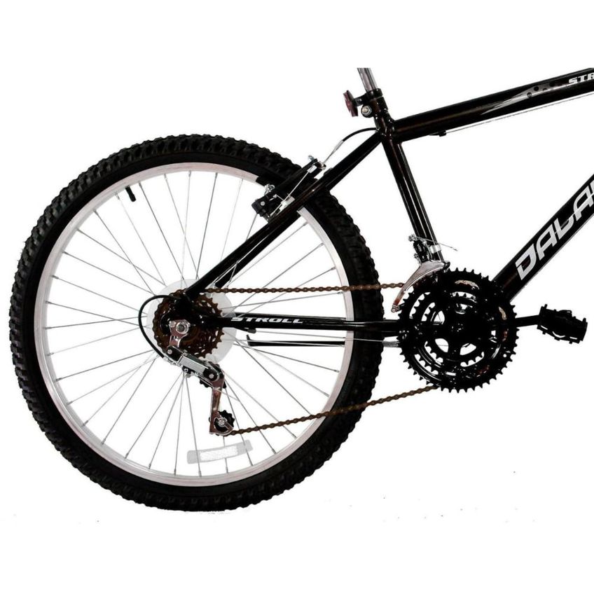 Bicicleta Aro 26 18 Marchas Masculina V Brake Strol Preto - imagem 2