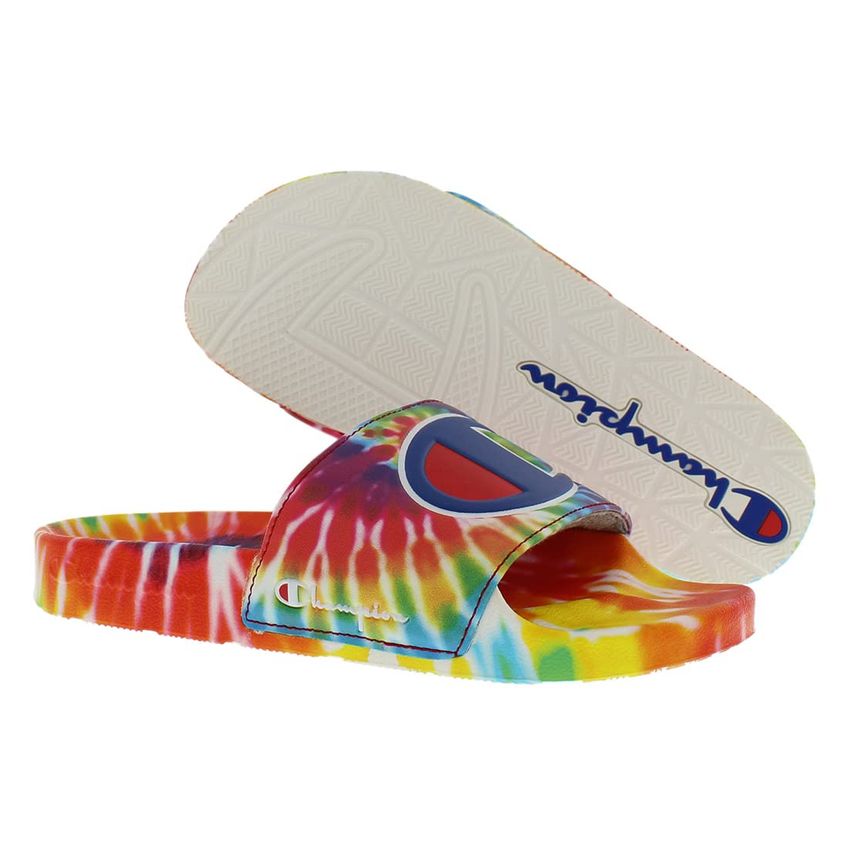 Sandália Champion Infantil Ipo Slide Arco-íris Tie-dye 5 - imagem 4