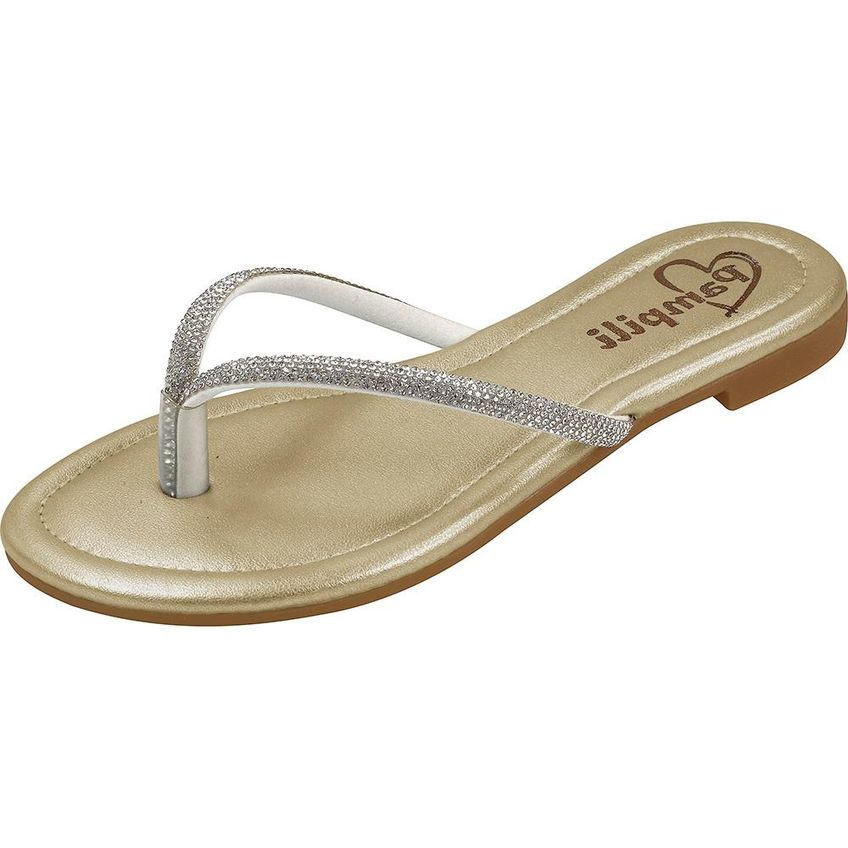 Sandalia Pampili Iris Conforto Casual Dourado 031 - imagem 2