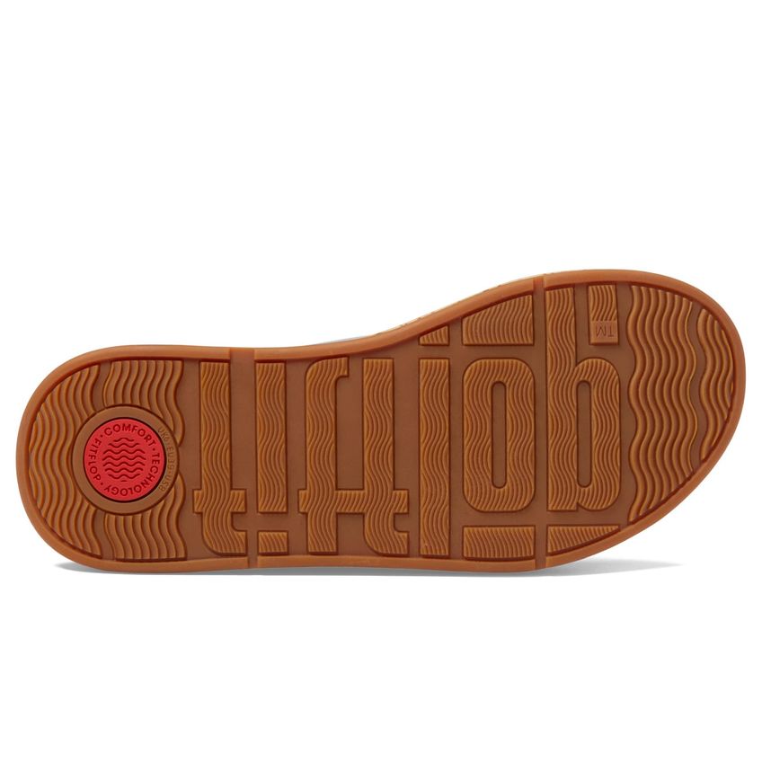 Sandália Fitflop F-mode Couro Prata 8 M (b) - imagem 3