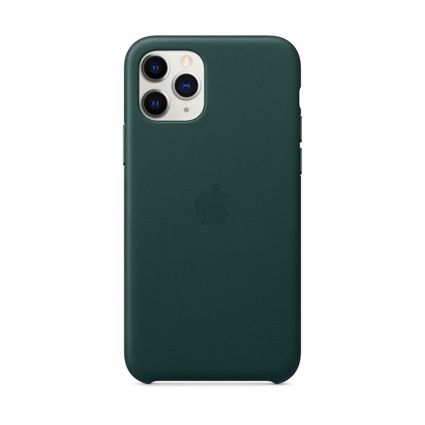 Capa (Caixa Aberta) Apple iPhone 11 Pro em Couro Verde Floresta - imagem 2