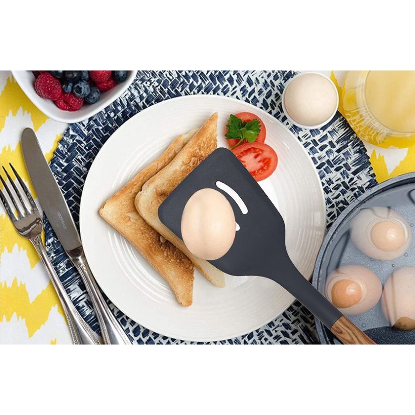 Espátula De Cozinha Bene Casa 36 cm Com Cabo Em Madeira - imagem 4
