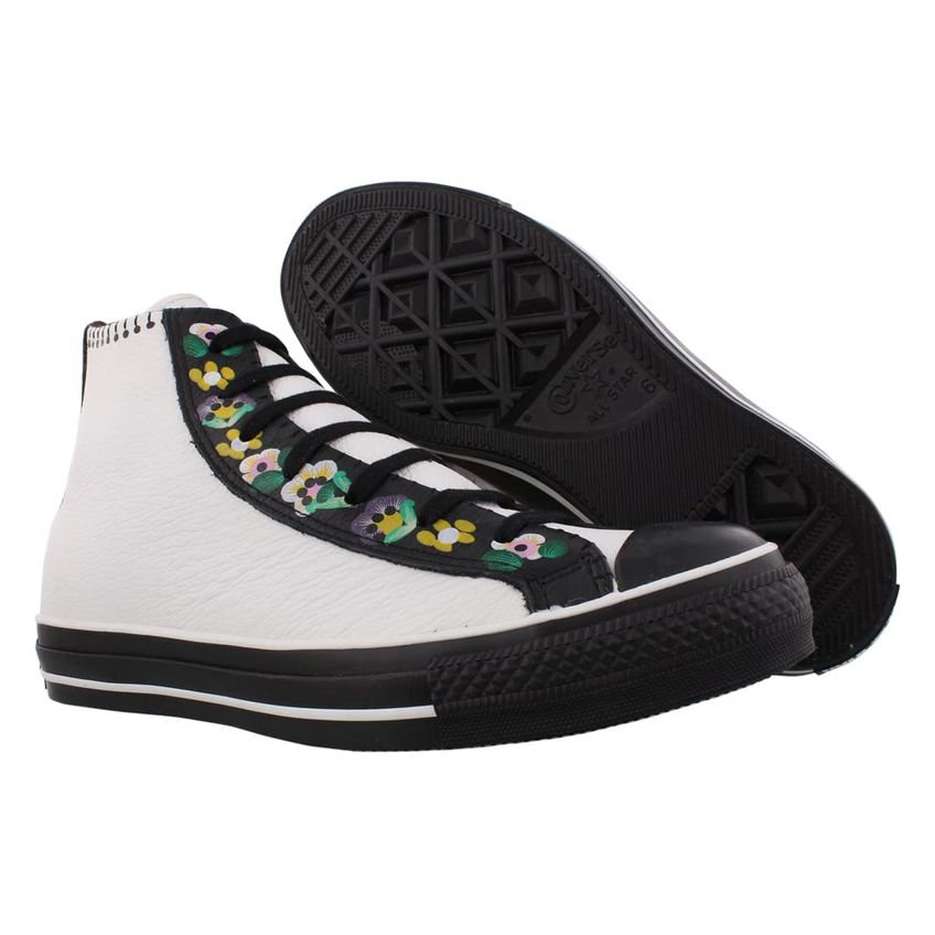 Tênis Converse Chuck Taylor Hi Branco/preto Unissex Tamanho 4.5 - imagem 2