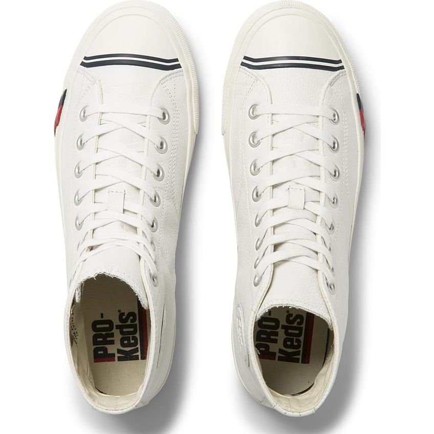 Tênis Pro-Keds Royal Hi Lace Up De Cano Alto Branco Tamanho 4 - imagem 4