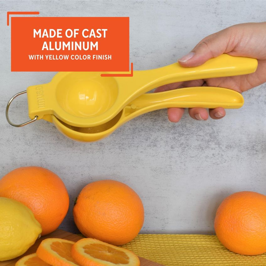 Espremedor Imusa 22 cm Amarelo Para Cítricos - imagem 3