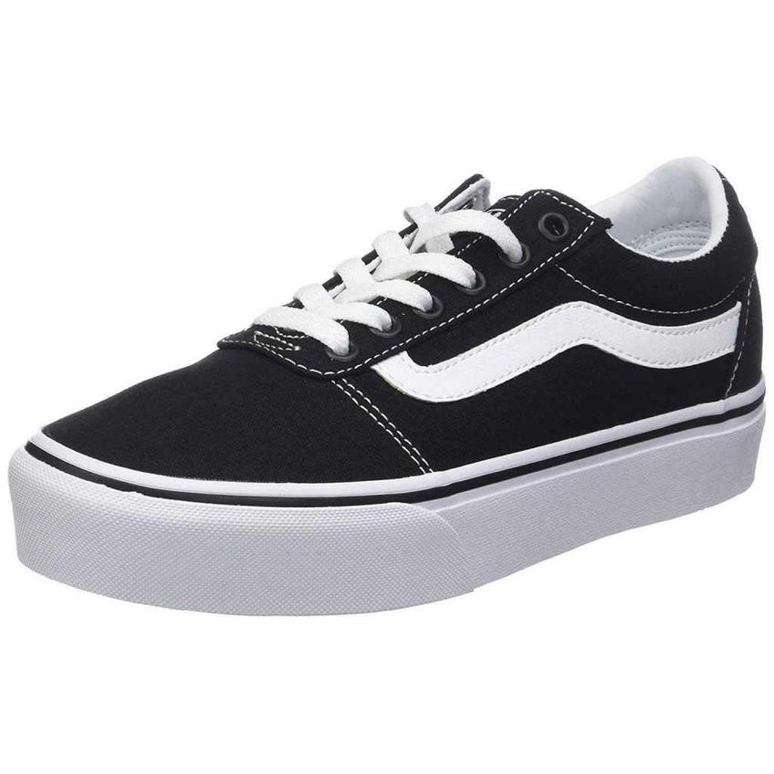 Tênis Vans Feminino Ward Plataforma Preto E Branco 3.5 Uk - imagem 3