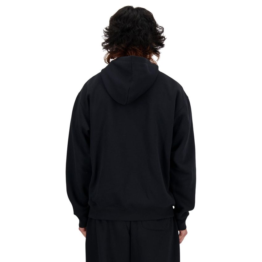 Moletom Com Capuz New Balance Sport Essentials Para Homem Preto M - imagem 3