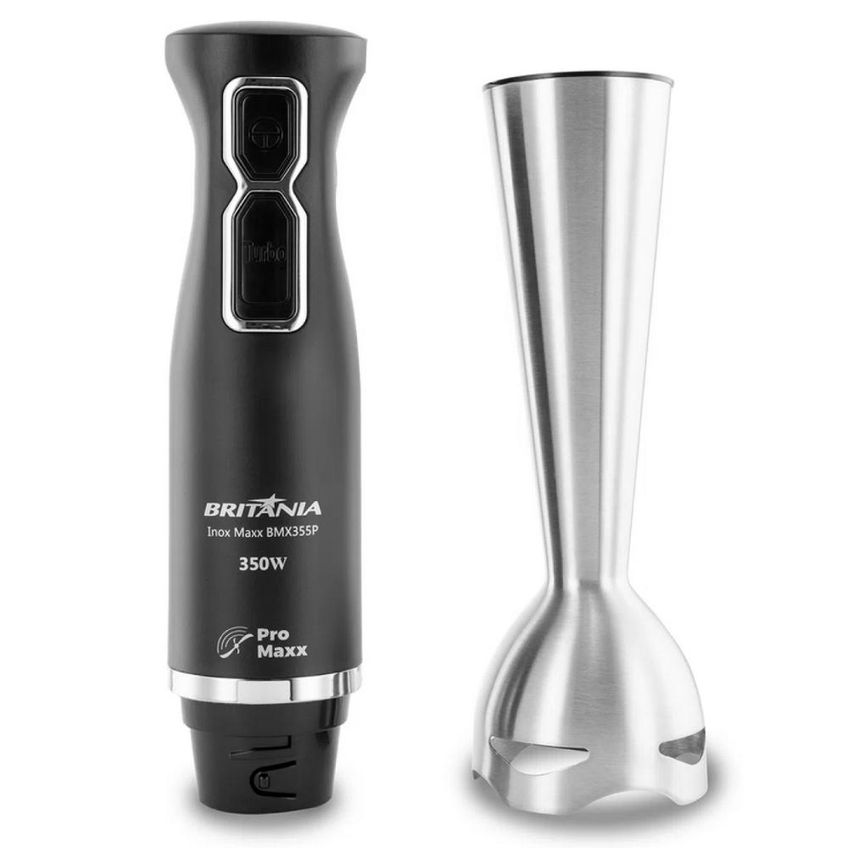 Mixer Inox Maxx Britânia Bmx 355p 220v Preto Inox - imagem 4
