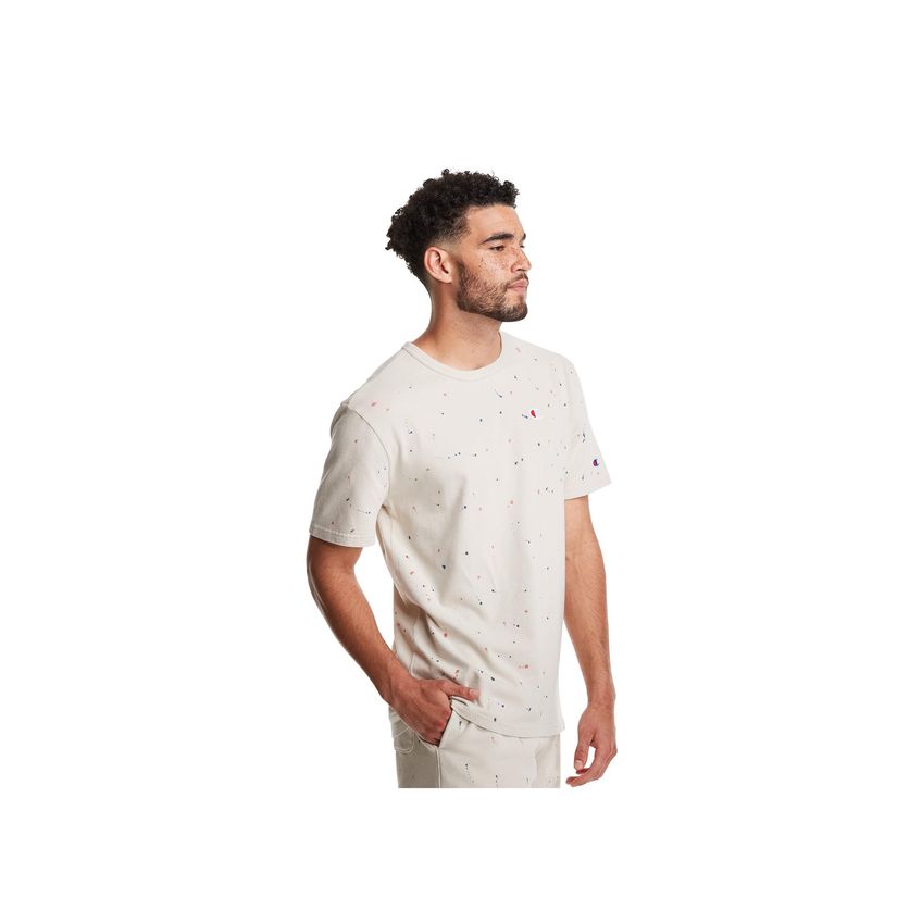 Camiseta Champion Paint Splatter Pebblestone Md - imagem 3