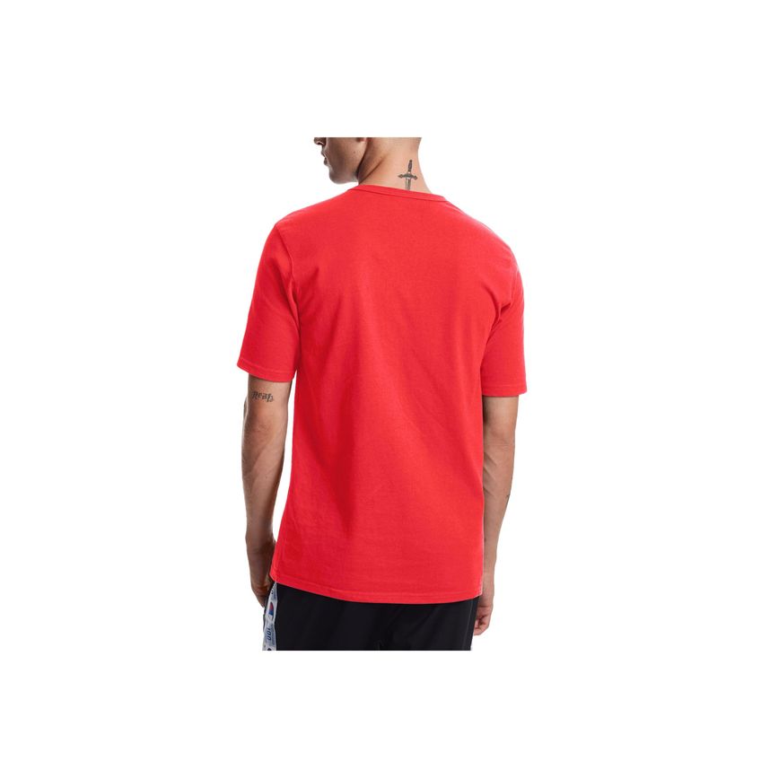 Champion Life Camiseta Masculina Heritage Block Logo, Team Red Scarlet - Logotipo Em Bloco, G - imagem 3