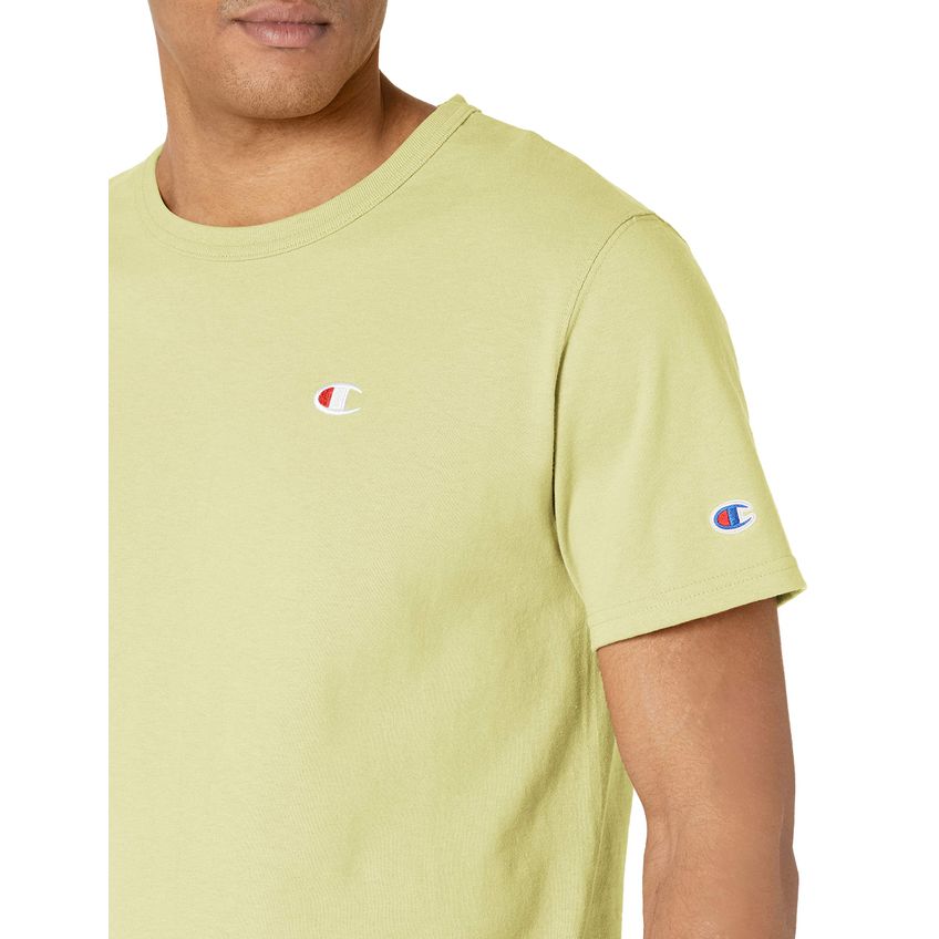 Camiseta Champion Heritage Tee Lemon Glacier Pp - imagem 3