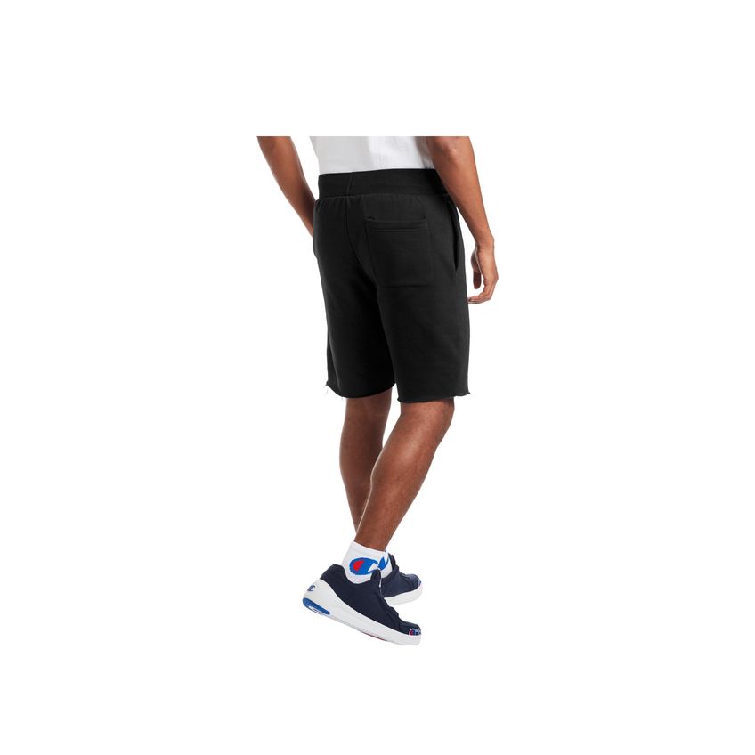 Shorts Champion 25 cm De Trama Reversa Com Logo 3D XXL Preto - imagem 3