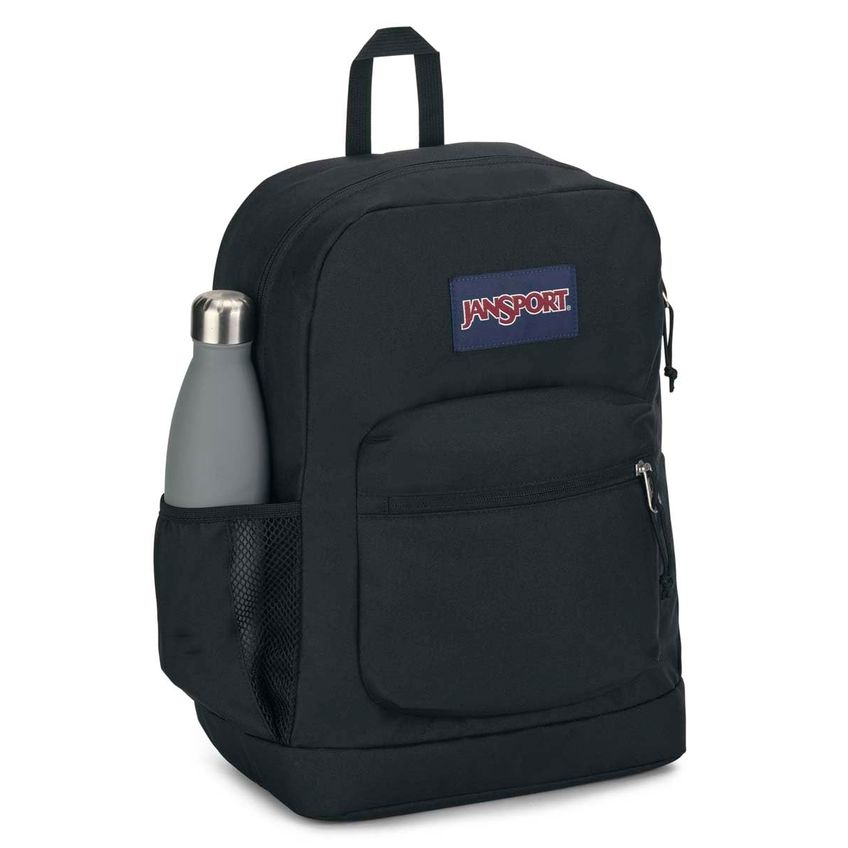 Mochila Jansport Cross Town Plus Preta Com Manga De 15 Polegadas - imagem 3