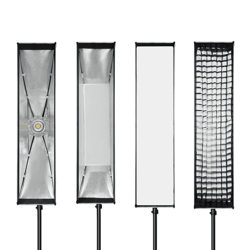 Softbox Strip Retangular RZD-35x160cm Bowens Com Grade Montagem Rápida - imagem 4