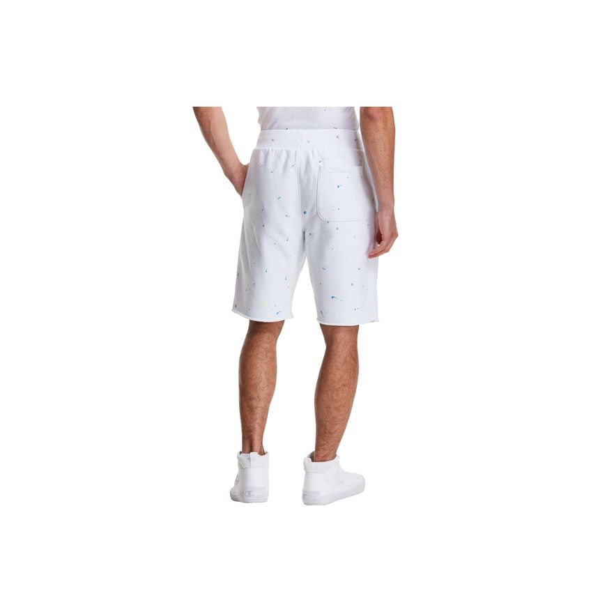 Shorts Champion XXXL Branco Com Manchas De Tinta - imagem 3