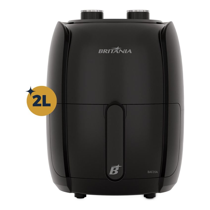 Air Fryer Britânia Compacta 2L 1000W Sem Óleo BAF20A - imagem 3