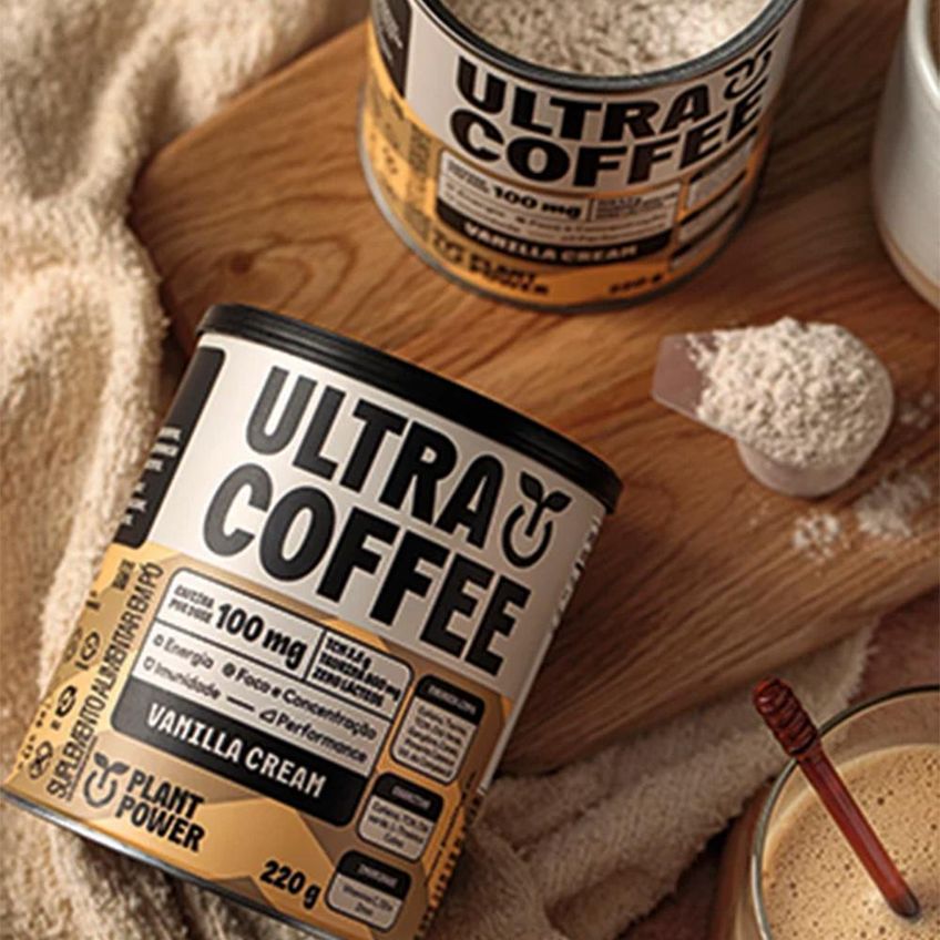 Plant Power Ultracoffee Vanilla Cream 220g - imagem 3