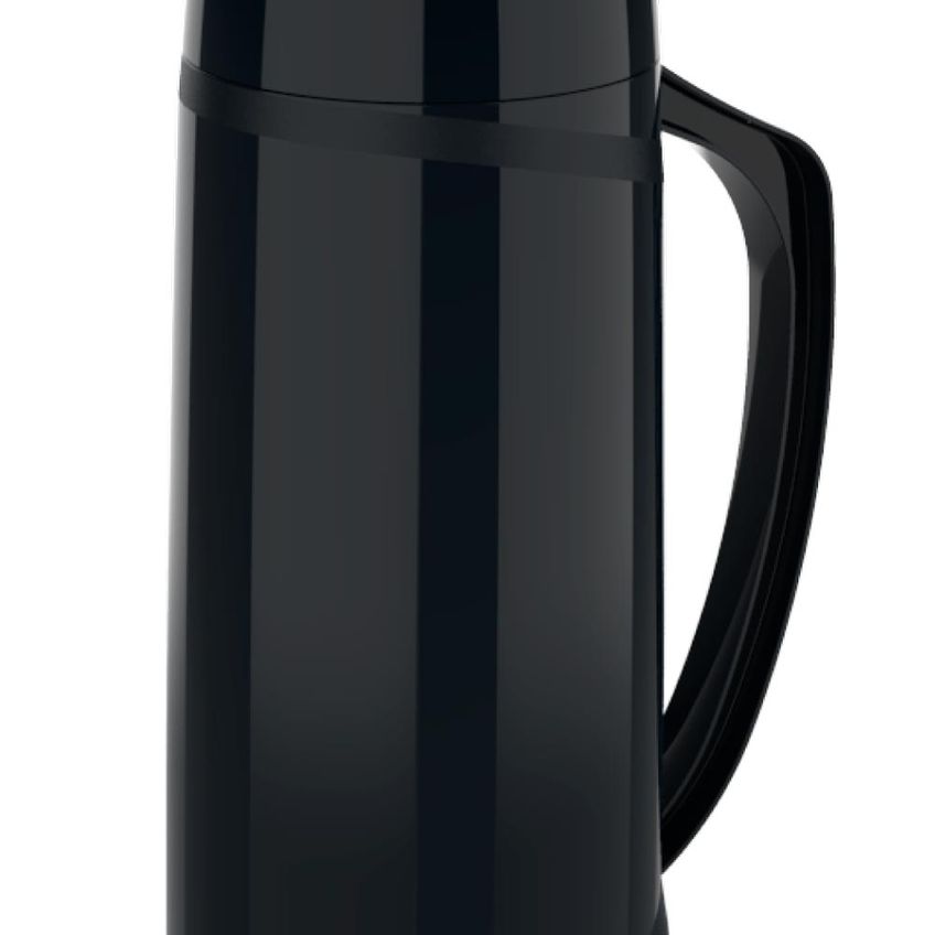 Garrafa Térmica 1l Cristal Soprano Preta - imagem 4