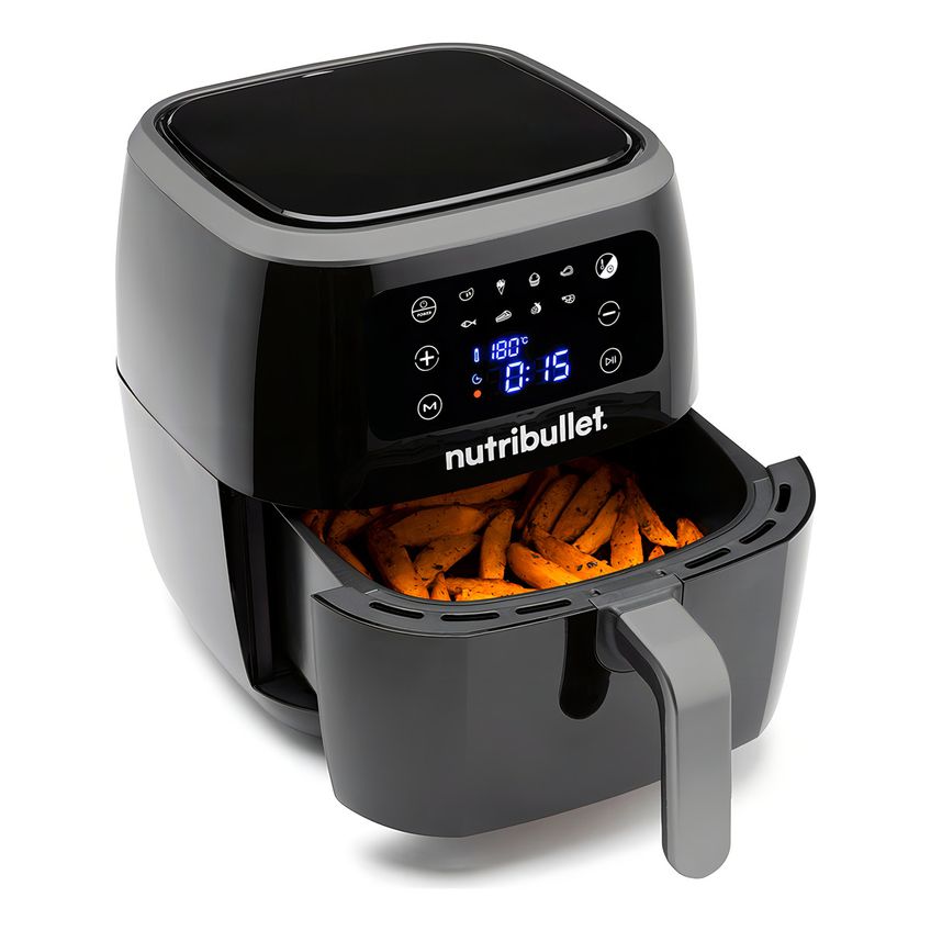 Fritadeira Sem Óleo Airfryer Digital Nutribullet 7l Xxl 1700 Cor Preto - imagem 3