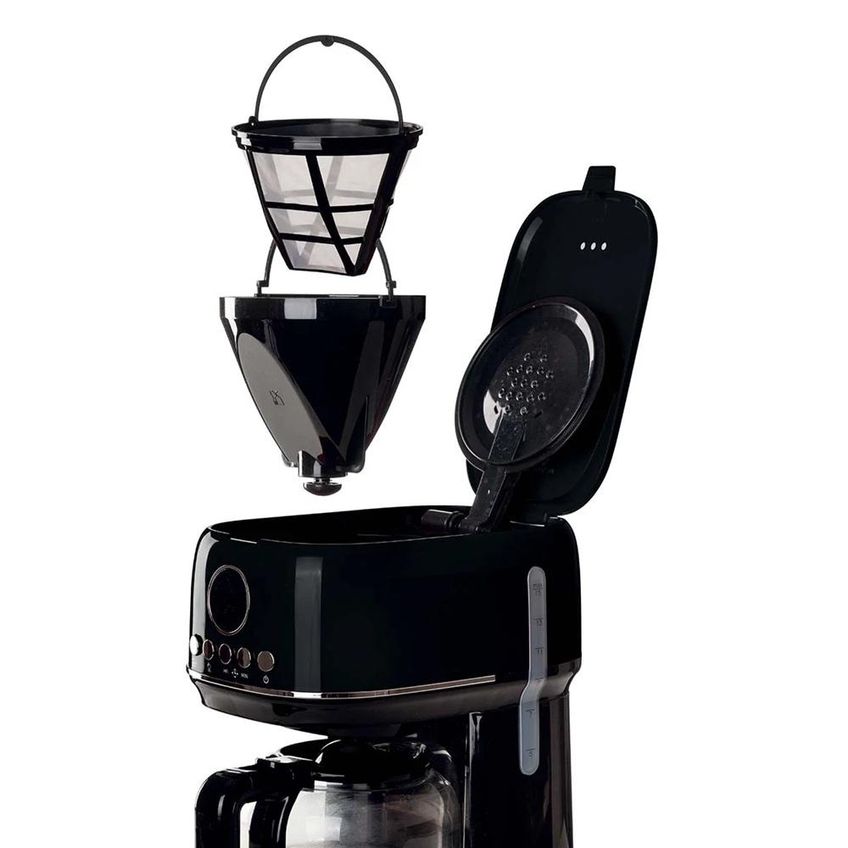 Cafeteira Ariete Moderna Programavel Com Jarra De Vidro 15 Xicaras 900w Preto 220v 00m13602arbr - imagem 4
