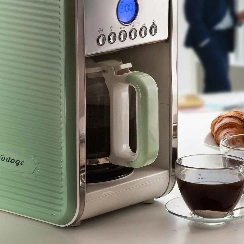 Cafeteira Elétrica Ariete Vintage Programável Com Filtro 900W Verde 220V 00M134204ARBR - imagem 4