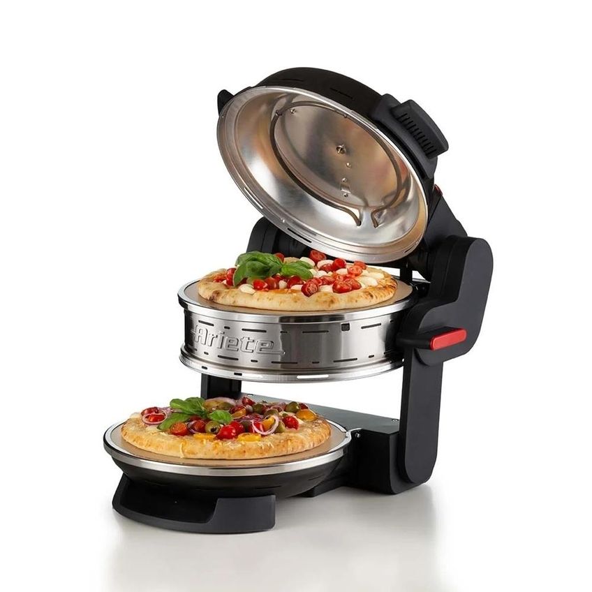 Forno De Pizza Ariete Elétrico Duplo 400c 2100w Preto 220v 00c092701arbr - imagem 4