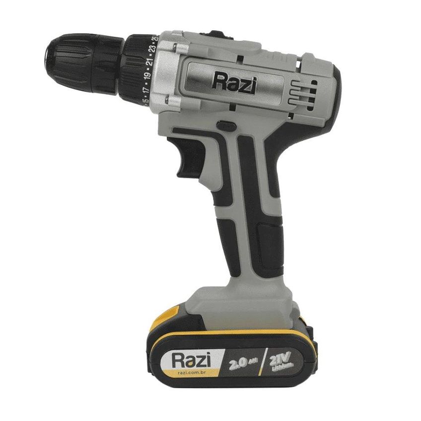 Furadeira/parafusadeira De Impacto Razi 30256 21v Com Maleta - imagem 3