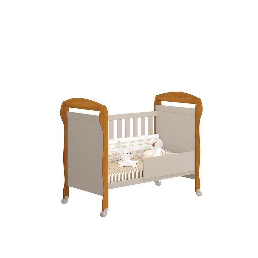 Berço Mini Cama Danny Areia Fosco/Savana Fosco - Reller Móveis - imagem 3