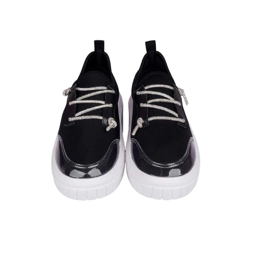 Tênis Pampili Gloss Conforto Casual Preto 036 - imagem 3