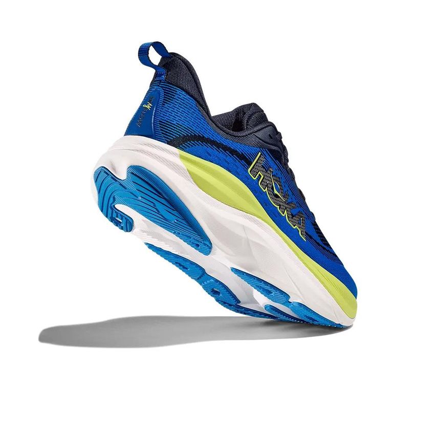 Tênis Hoka Skyflow Esportivo Conforto Azul/Verde 042 - imagem 4