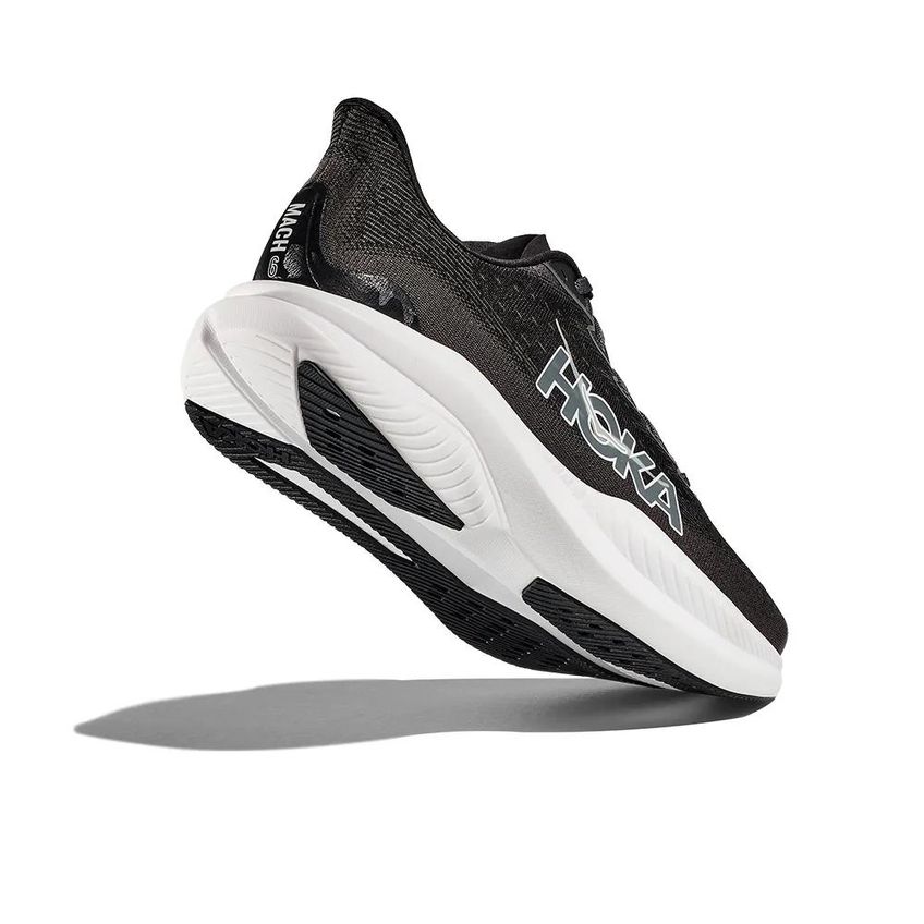 Tênis Hoka Mach 6 Esportivo Conforto Preto/Branco 041 - imagem 4